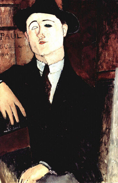 Modigliani - Portrait of Paul Guillaume by Modigliani